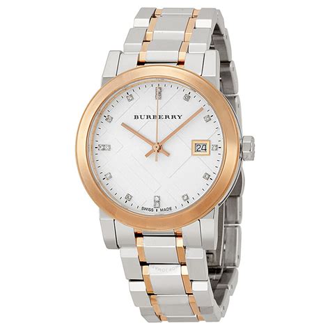 silver burberry watch|Burberry ladies watches on sale.